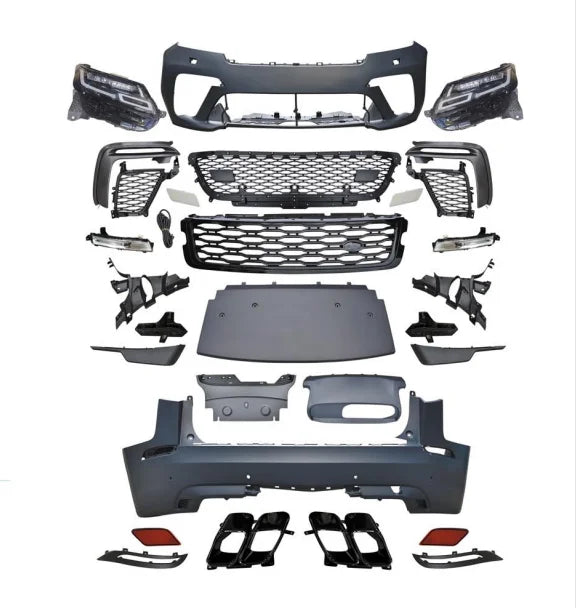 SVA Style Car Bodykit Fit For Range Rover Velar 2017-2021 Front Bumper Rear Bumper Grille Tail Throat