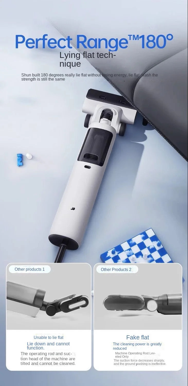 SHUNZAO Z30 Wireless Intelligent Washing Machine Automatic Cleaning Rag Washing Towing Suction Integrated Vacuum Cleaners