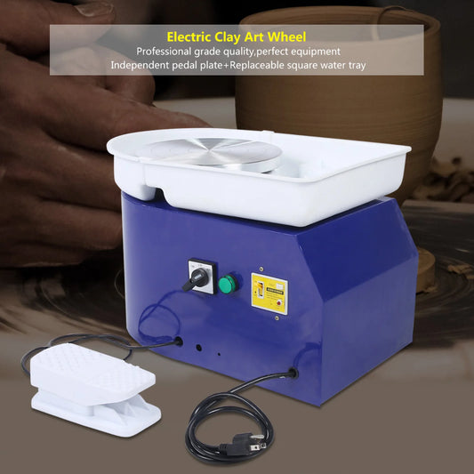 MMOOKA MMOOKA 350W 24cm Brushless Electric Pottery Wheel Machine for Student and Amateur Electric Clay Wheel Machine Electric Clay Art WheelMMOOKA.COM