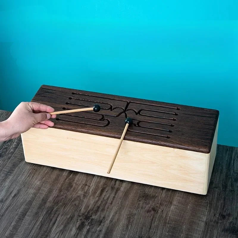 ANTNX Solid Wood Hollow Drum 10 Timbre Professional Drums Children Beginners Meditation Healing Musical Percussion Instruments ANTNX.COM