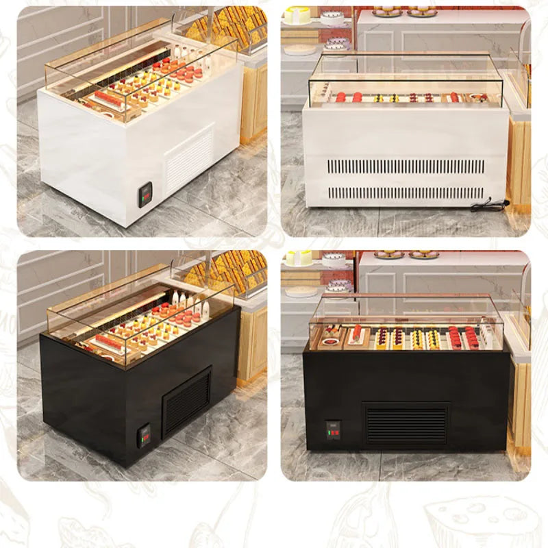 Sandwich cabinet, horizontal cake, dessert, refrigerated display island cabinet, fruit and sushi, open storage cabinet