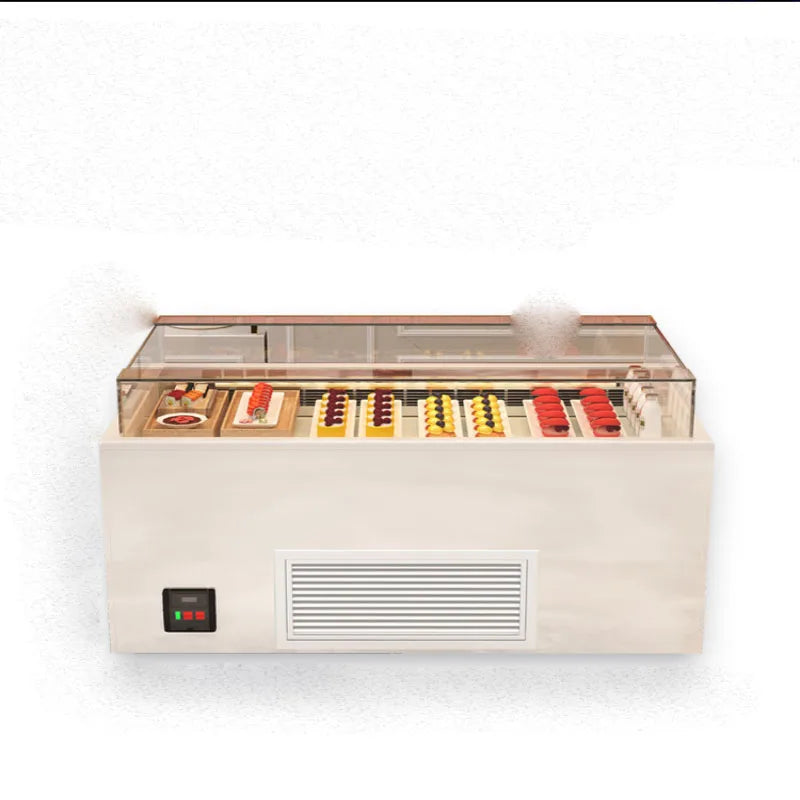 Sandwich cabinet, horizontal cake, dessert, refrigerated display island cabinet, fruit and sushi, open storage cabinet