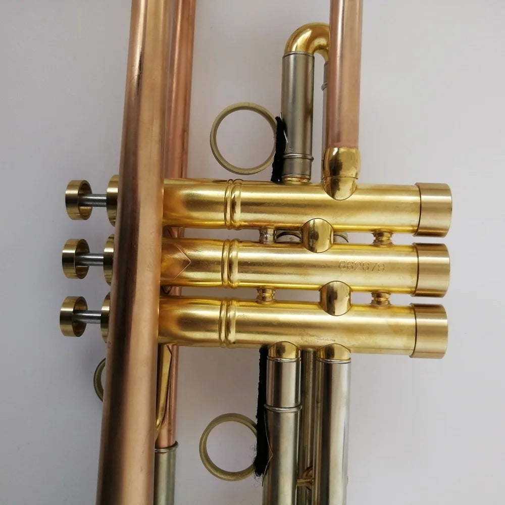 Saturn water key reverse leadpipe trumpet phosphor copper material trompetas professional trumpet bb key