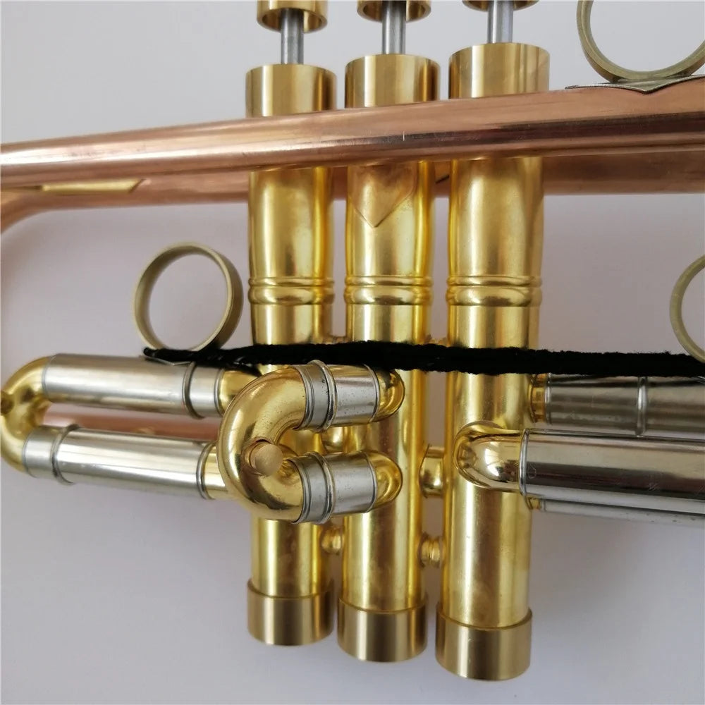 Saturn water key reverse leadpipe trumpet phosphor copper material trompetas professional trumpet bb key