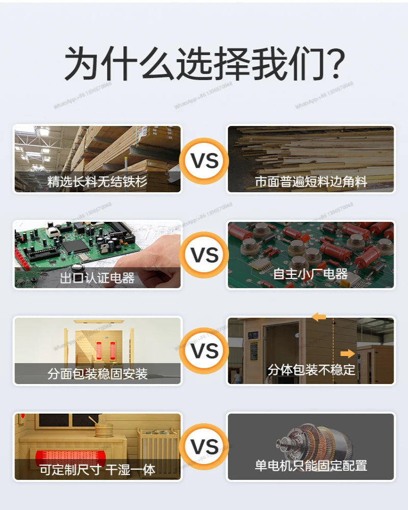 Sauna room, household sweat steaming room, sauna room, far infrared whole body physical therapy, dry and wet steam sweat steamin