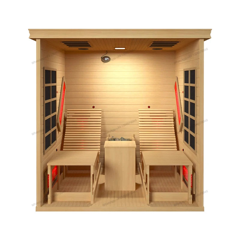 Sauna room, household sweat steaming room, sauna room, far infrared whole body physical therapy, dry and wet steam sweat steamin