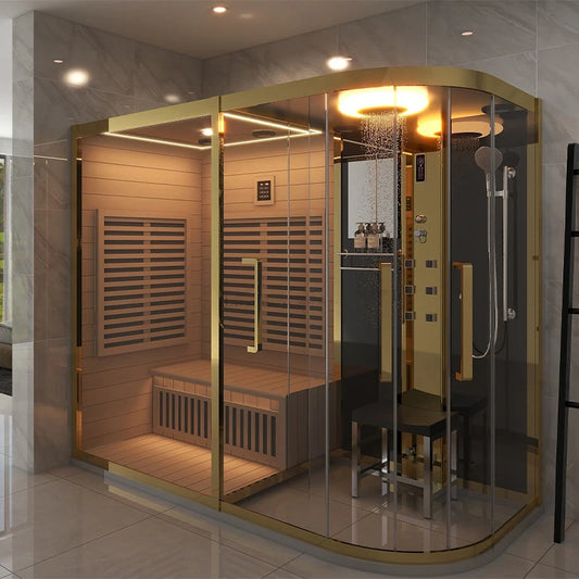 Sauna room, household whole body detoxification, light wave, far-infrared sweat steaming room installation, construction, and in