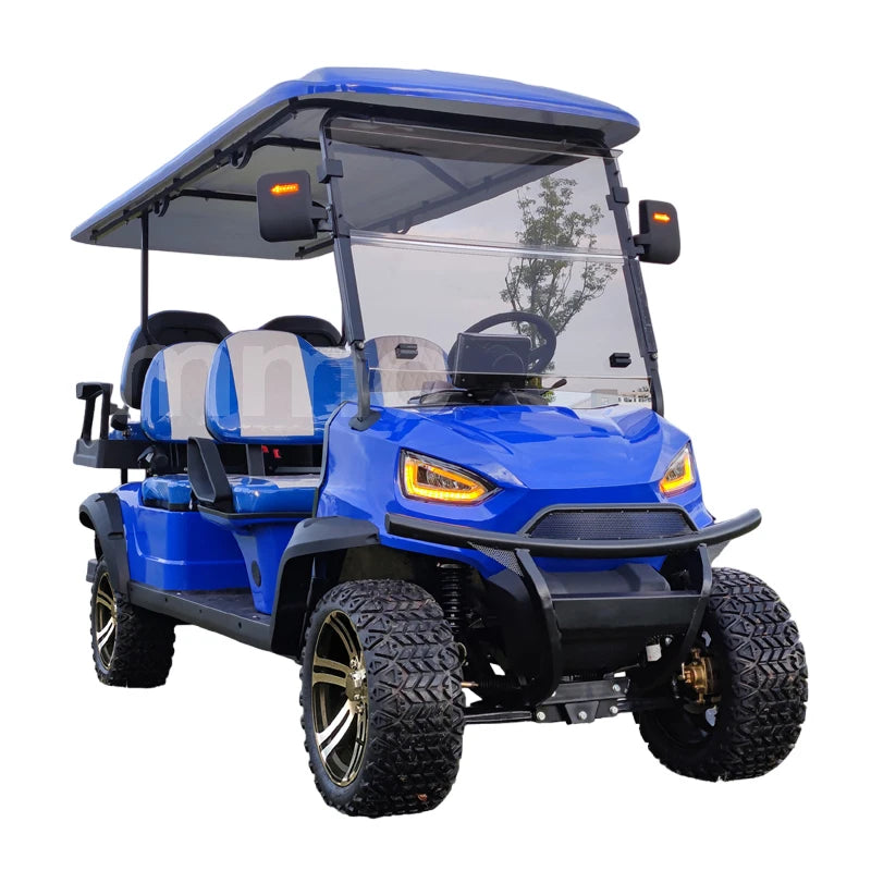 ANTNX 2025 Customized Off-road 4 Seats 48/60/72V Lithium Battery Hunting Buggy Best Electric Push Car Golf Cart ANTNX.COM