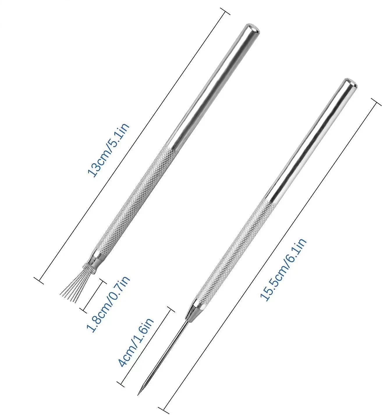 MMOOKA MMOOKA 1/2/6pcs 7 Pins Needles Texture Ceramics Tools Polymer Clay Sculpting Auxiliary Molding Tool DIY Pottery Brush Cake AccessoriesMMOOKA.COM