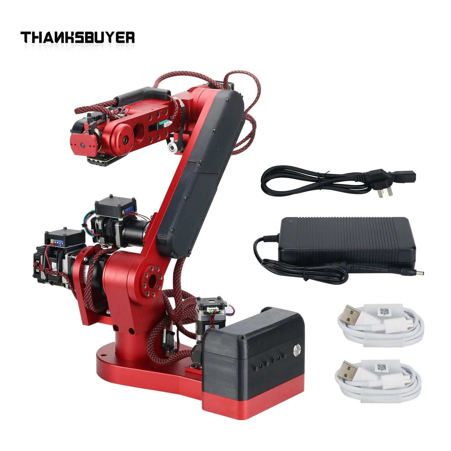 AR4 6DOF Robot Arm Robotic Arm Desktop Mechanical Arm with Motor Controller ROS Open Source 2KG Load with/no Electric Fixture