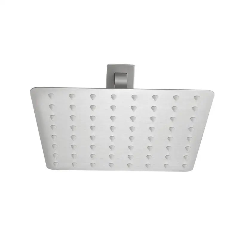 Ultra-Thin Stainless Steel Rain Shower Head with Self-Cleaning Nozzles, High Pressure Waterfall Design for Full Body Coverage
