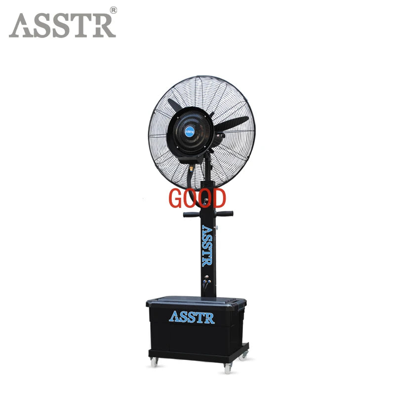 MMOOKA Industrial floor spray electric fan AST-06 mobile storage box type cooling