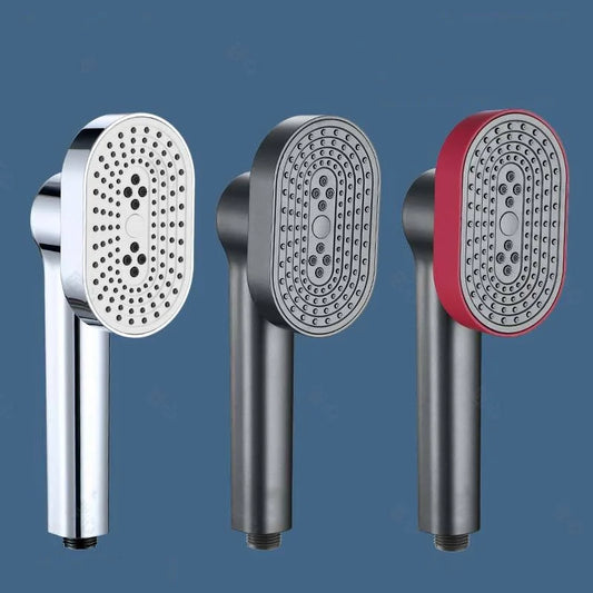 MMOOKA Rotatable Plastic Bathroom Accessories Water Handheld High Pressure Shower Head Pressurized Massage Home Universal Bath Chrome MMOOKA.COM