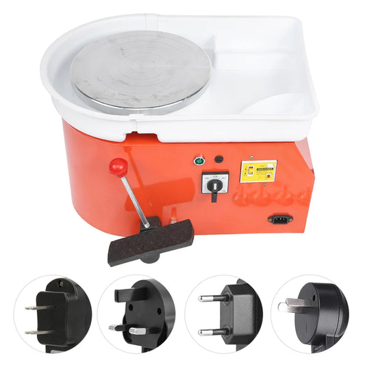 MMOOKA MMOOKA Ceramic Pottery Electric Machine Detachable Basin Adjustable Speed Art Craft DIY Clay Tool 350W DIY Clay Tool Pottery MachineMMOOKA.COM