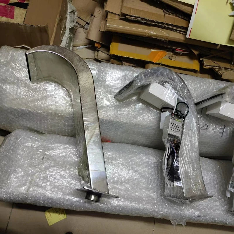 ANTNX Stainless steel Waterfall  waterscape custom garden waterscape garden villa swimming ANTNX.COM