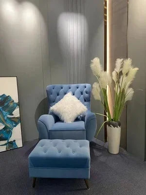 MMOOKA Nordic Accent Living Room Chairs Armchair Lounge Sofa Living Room Chairs Recliner Cadeiras De Jantar Furniture Sets WRXXP