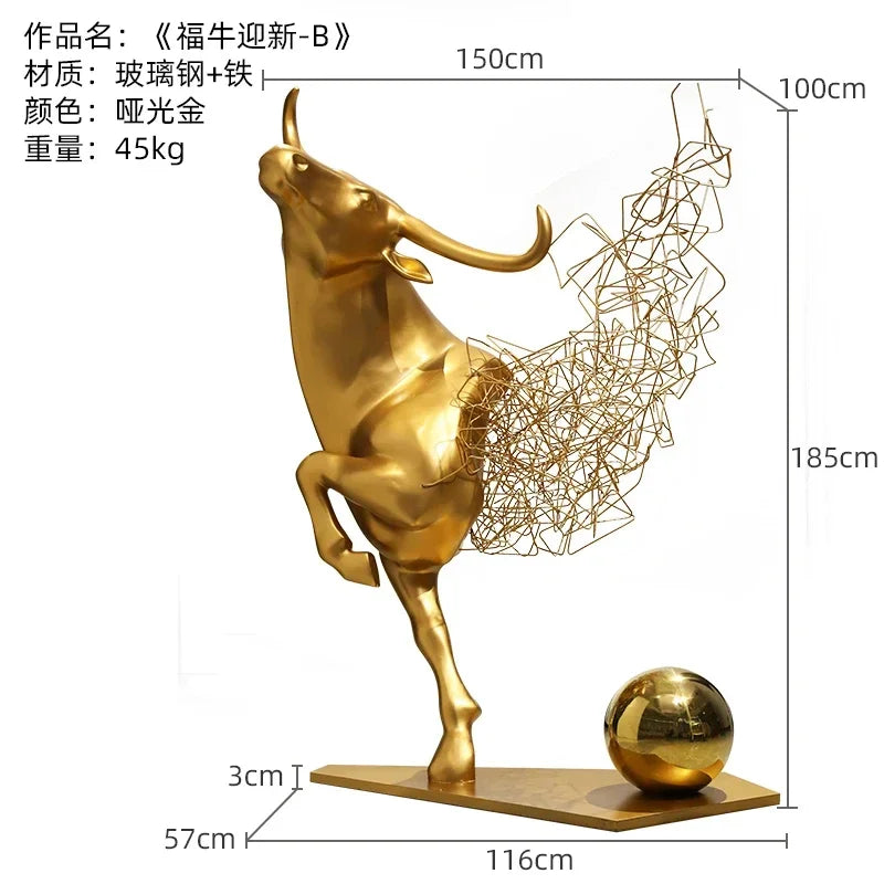 MMOOKA Sculpture Large Villa High-Grade Ornaments Sales Office Abstract Artwork