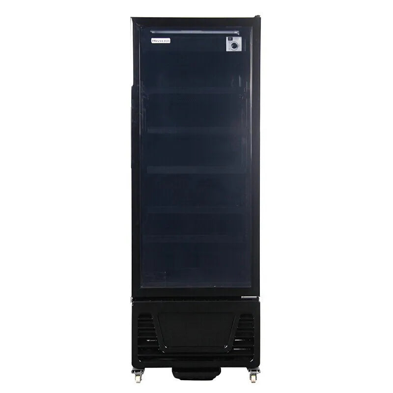 upright commercial beverage and wine showcase