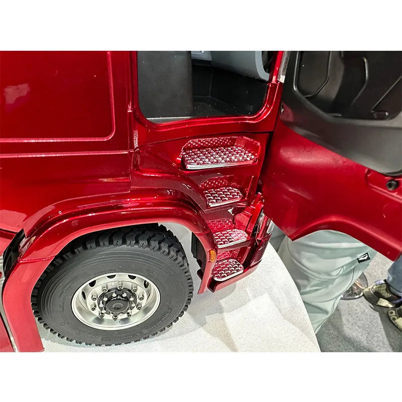 ANTNX 770S RC Truck 1/14 Tamiya RC Trailer RTR Version Upgraded Door Opening Design with Cab Interior Boy Remote Control Truck Toy ANTNX.COM