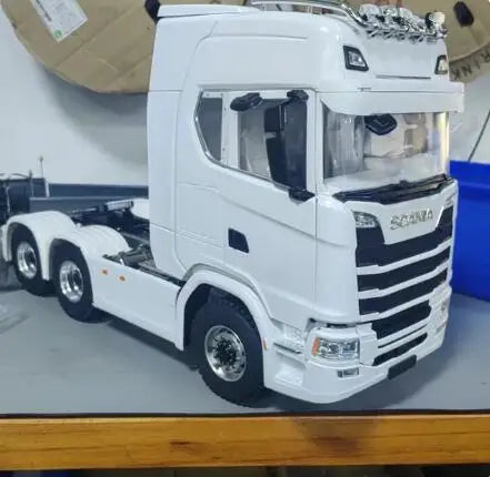 ANTNX 770S RC Truck 1/14 Tamiya RC Trailer RTR Version Upgraded Door Opening Design with Cab Interior Boy Remote Control Truck Toy ANTNX.COM