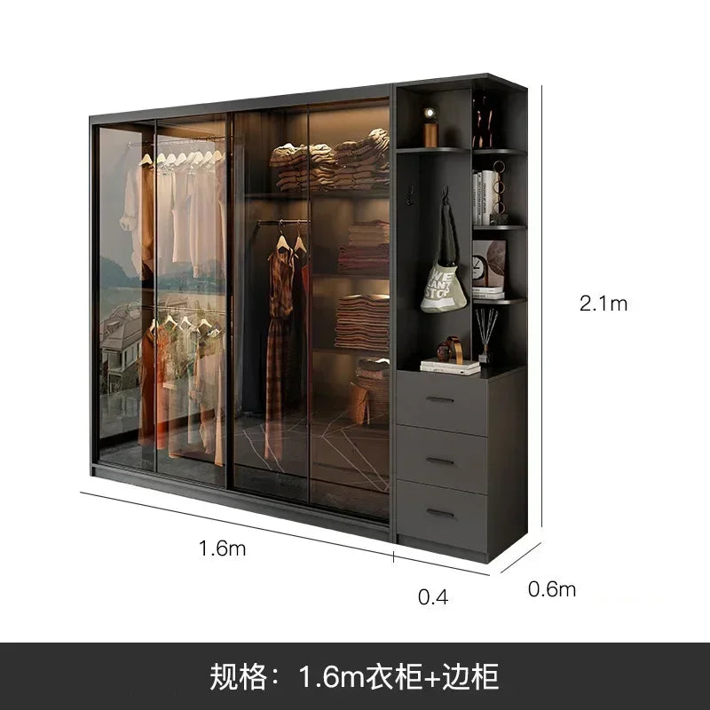 Scaffale scaffale armadi organizzatore biancheria intima Nordic Storage armadi aperti armadio moderno Ropero Armable