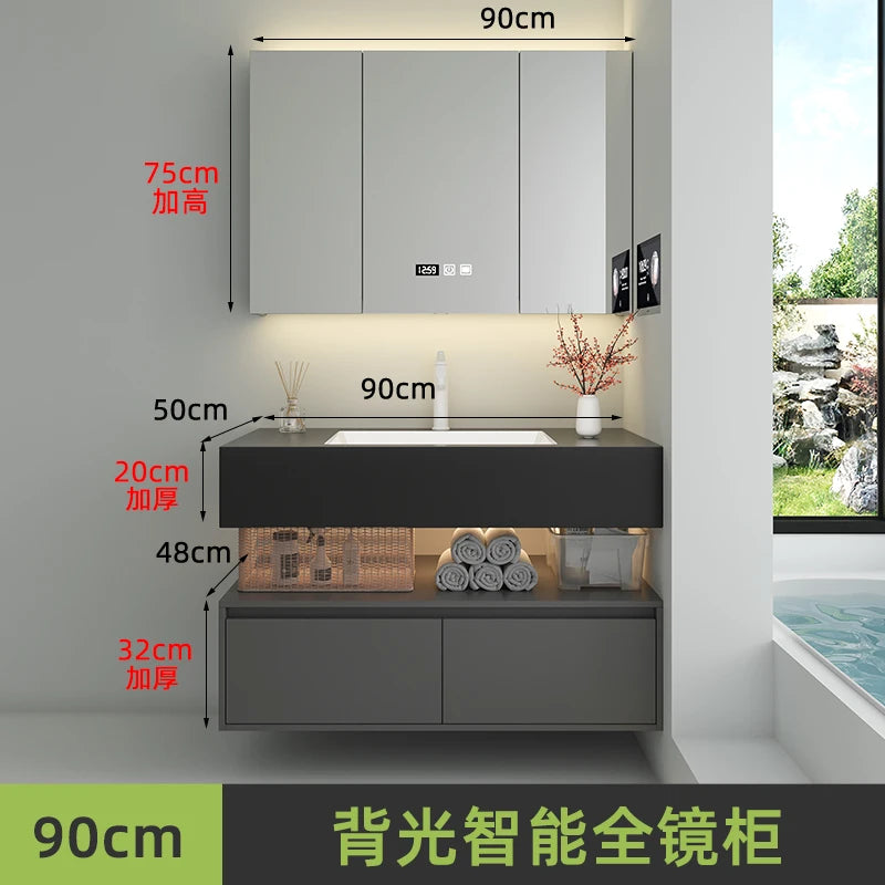 ANTNX Washbasin Washstand Cabinets Toilet Vintage Vanity Drawer Cabinets Bathroom Storage Muebles Para El Hogar Maderaa Furniture ANTNX.COM