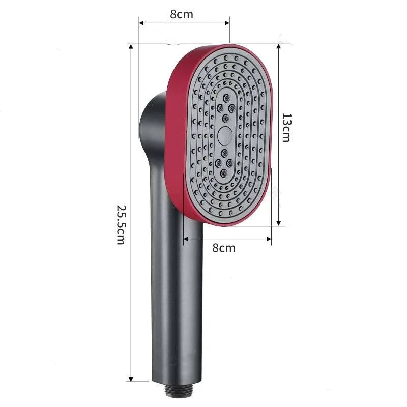 MMOOKA Rotatable Plastic Bathroom Accessories Water Handheld High Pressure Shower Head Pressurized Massage Home Universal Bath Chrome MMOOKA.COM