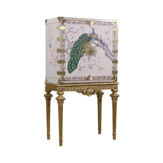 MMOOKA European-Style Multi-Functional Home Bedroom Side Cabinet Wall-Mounted Storage Cabinet