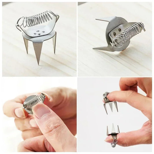 MMOOKA Pottery Glaze Tools Fingertip Dip Glaze Clip DIY  Stainless Steel Glaze Clip Tea Cup Small Ceramic Coloring and Glazing ToolMMOOKA.COM