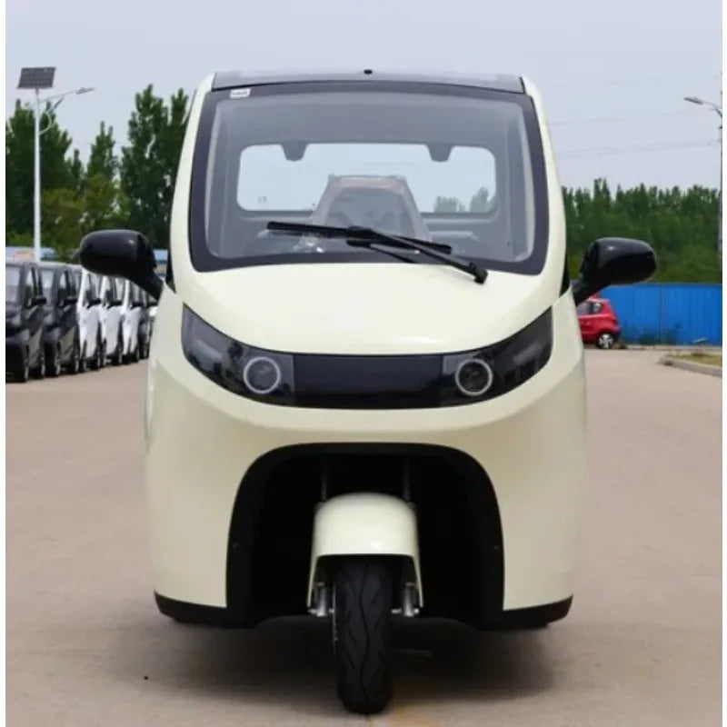 ANTNX China's Beautiful 3-Wheel Electric Pedal Scooter Chopper Tricycle with 2 Adult Passenger Seats for Home Roof Travel ANTNX.COM