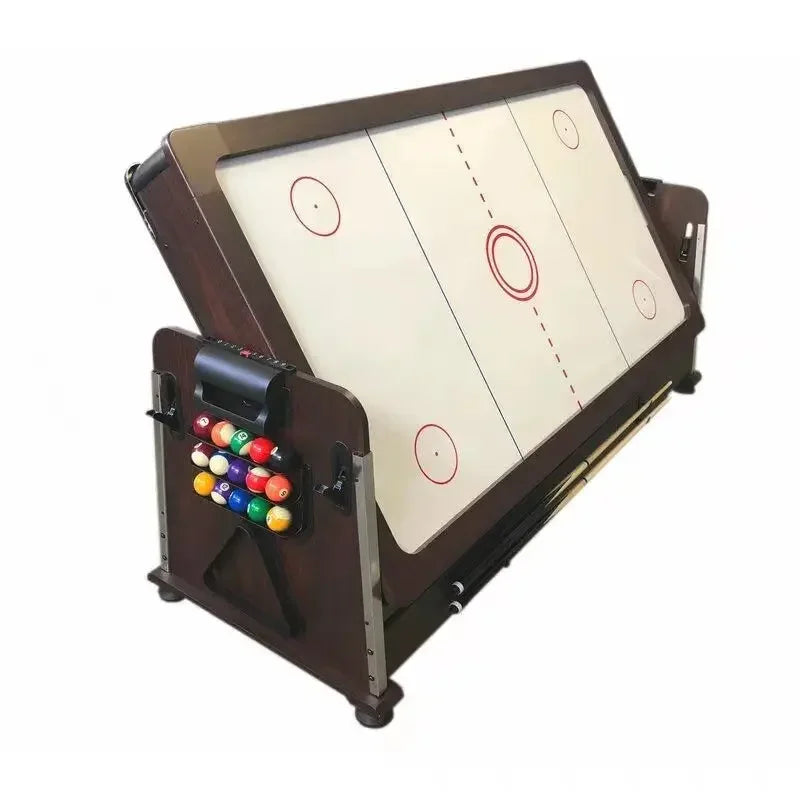 ANTNX Manufacture Modern Revolving 4 in 1 Multi Game Billiard Pool Table Air Hockey Table Top ANTNX.COM