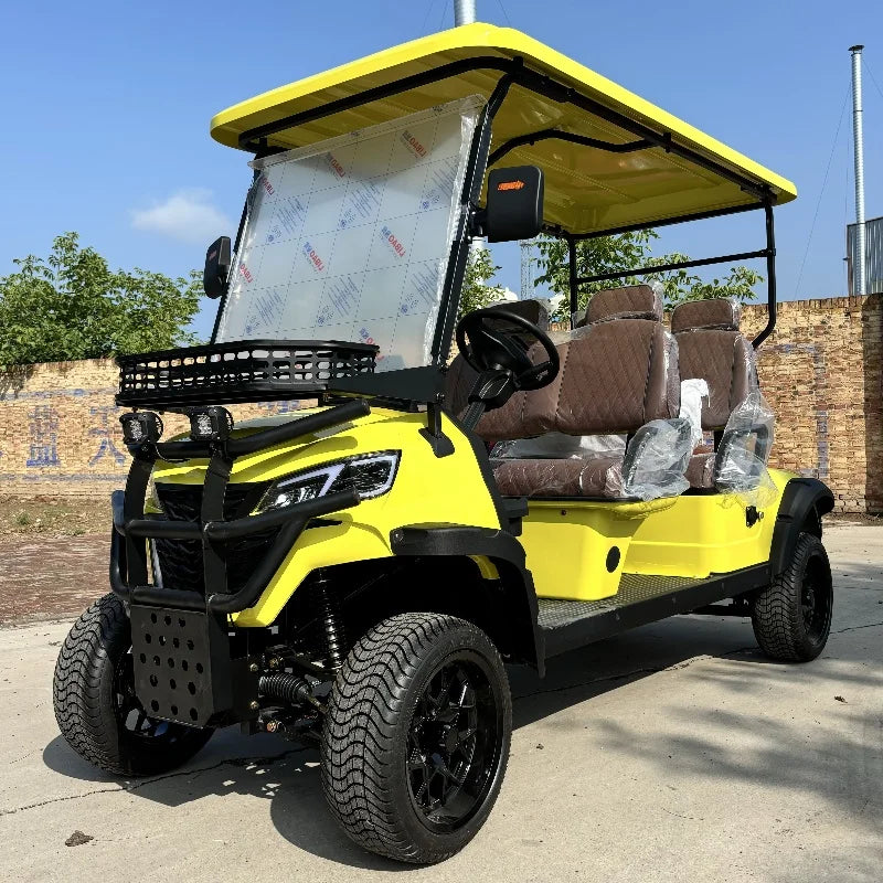 ANTNX Lifted Four Wheels Club Car Golf Buggy Cart off Road Hunting Lithium Battery 4 Seaters Electric Golf Cart ANTNX.COM