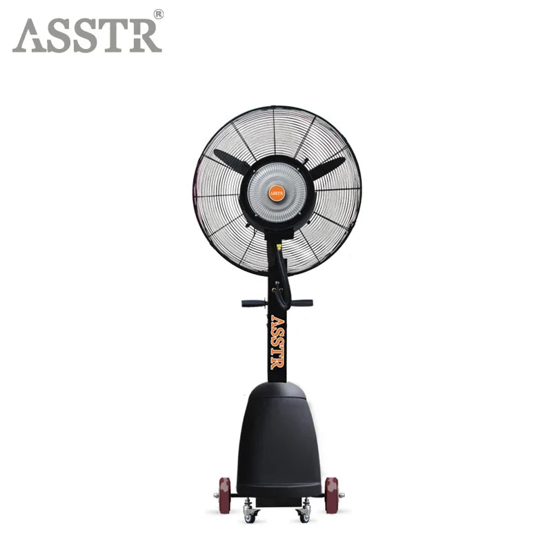 MMOOKA Spray water spray fan Commercial disinfection Industrial floor fan Large air volume Water mist mosquito repellent