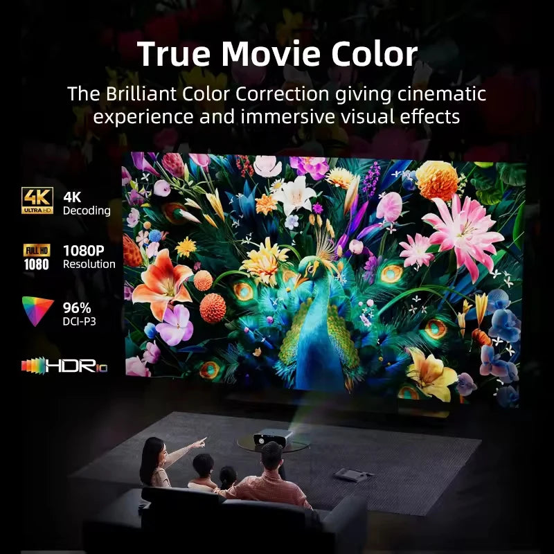 ANTNX [2000 ANSI & Google TV] 4K Movie Smart TV Projector WiFi Home Video Proyector Auto Focus Smart Projector Netflix & Google Play ANTNX.COM