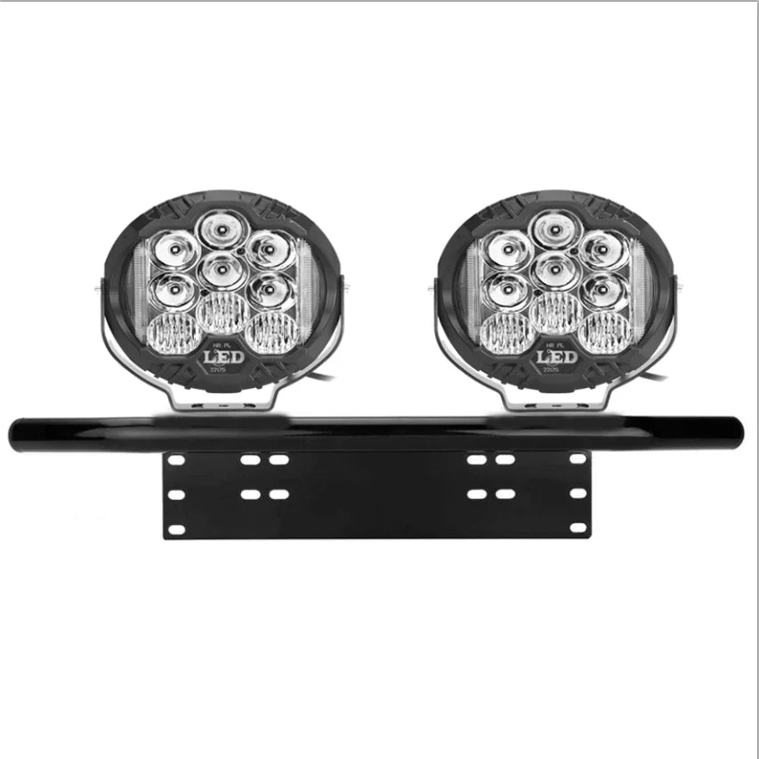 2023 automotive parts & accessories Front Bumper License Plate Mount Bracket Holder For Car LED Light Bar Offroad