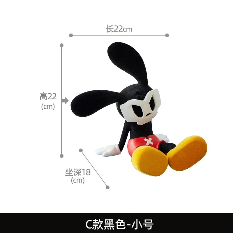 ANTNX Creative Children's Room Wearing Mask, Rabbit Sitting Posture Decoration, Home Living Room, TV Cabinet, Sofa Soft Decorations ANTNX.COM