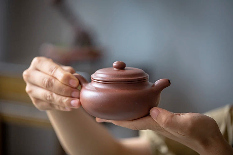 Cha Xiang Ji Purple Sand Pot Yang Fei No. 4 Well Bottom Groove Cleaning Seat There Is Lan Yan Cherish Mud Material Chen Chao for