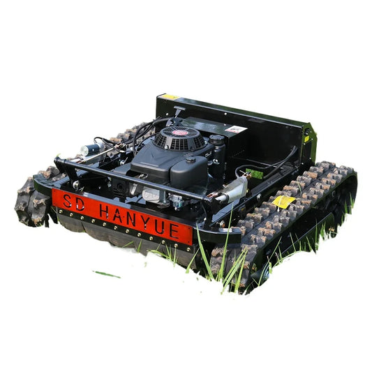 ANTNX Hanyue 600mm Crawler Robot Gasoline Self Propelled Grass Cutter Garden Remote Control Lawn Mower For Sale ANTNX.COM