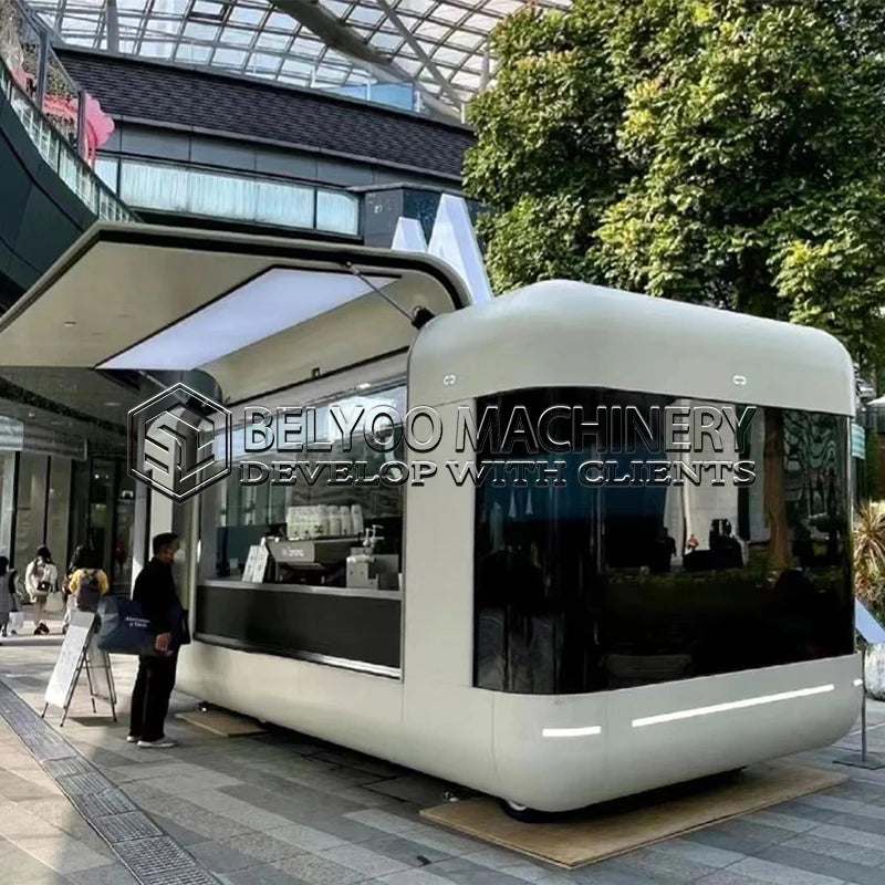 ANTNX Belyoo Hot Sale Food Kiosk Mobile Custom Food Trailer Bbq Ice Cream Food Truck Fast Food Truck with Full Kitchen for Sale ANTNX.COM