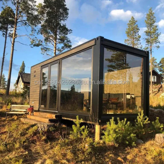 ANTNX 20ft Garden Hotel Event Tiny House Wooden Studio Flat Pack Prefab Container Coffee House Vacation House ANTNX.COM
