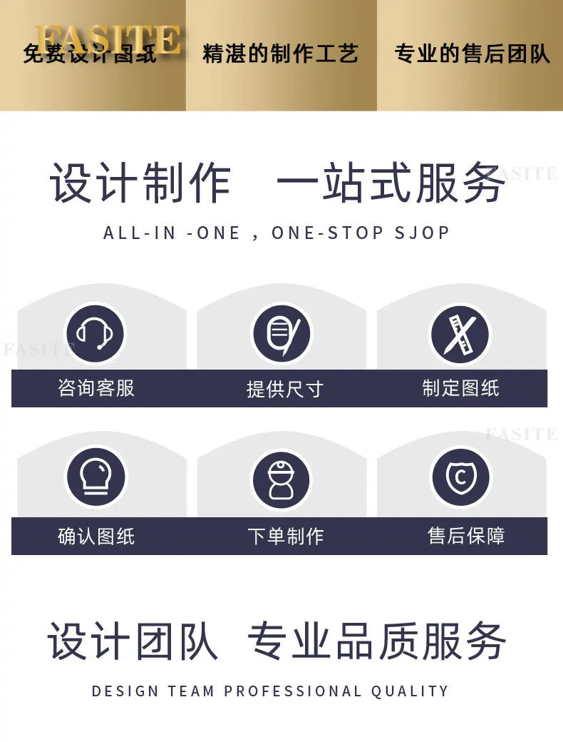 Hair salon bar counter, beauty salon reception counter, company hotel lobby front desk