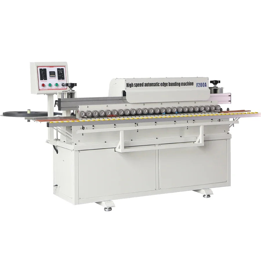 ANTNX High Speed Automatic Double-sided Top and Bottom Cutting Bander Polishing Glue Coating Banding Machine with Large Glue Pot ANTNX.COM