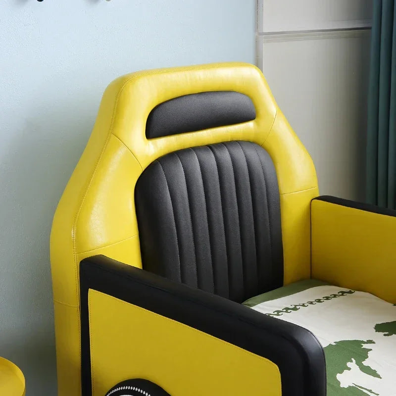 MMOOKA Creative Design Children Beds Boy Guardrail Widening Single Children Beds Baby Cartoon Camas De Dormitorio Bedroom Furniture