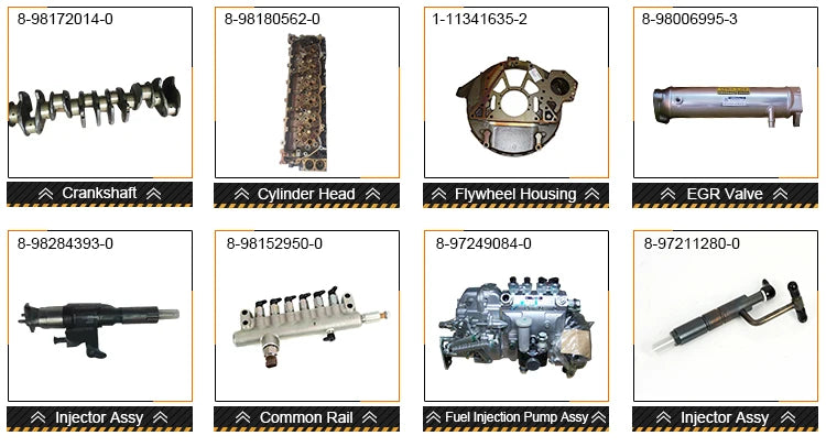 Crankshaft 8-98029-270-0 8980292700 for 4HK1  Engine Excavator Machinery Parts ZX200-3 ZX220W-3 ZX270-3 ZX250L-3