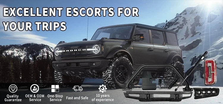 Offroad 4x4 Auto Part Steel chrome Roof rack for Ford bronco 2021 2022 2023 Car accessories roof luggage