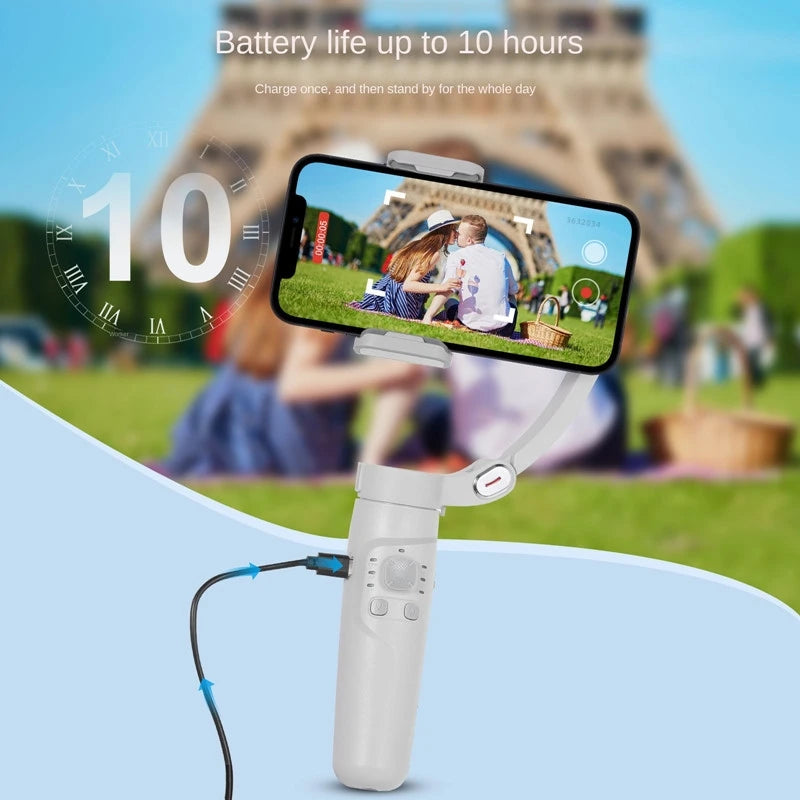 MMOOKA FANGTUOSI 2025 3-Axis Handheld Gimbal Stabilizer for Smartphone For iPhone Android Face Tracking Tiktok Vlog Smart Video Record
