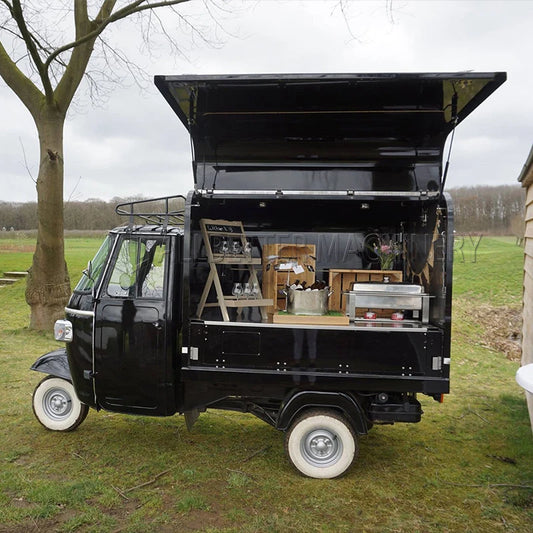 ANTNX Allbetter Mobile Motorcycle Food Truck with Full Kitchen Coffee Kiosk Street Food Cart Tuk Tuk Beer Bar Food Truck for Sale ANTNX.COM