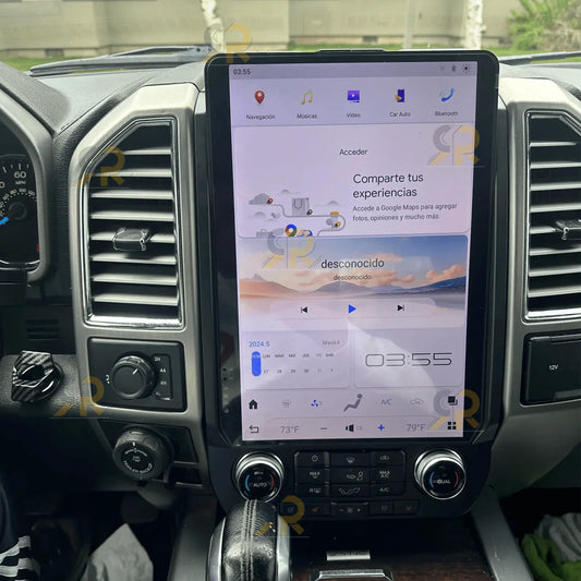 MMOOKA 14.4" Android 13 8G 128G For Ford Raptor F150 2015-2022 F250 F350 F450 2017-2022 1 Din Screen Bluetooth Car Radio Player Stereo