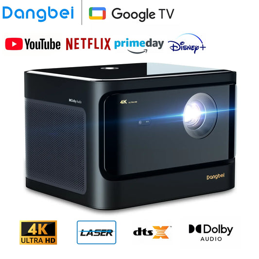 ANTNX Dangbei Mars Pro 2 (DBOX02) UHD True 4K Netflix 2450 Lumens Smart Video Projector Google TV Laser Projector ANTNX.COM
