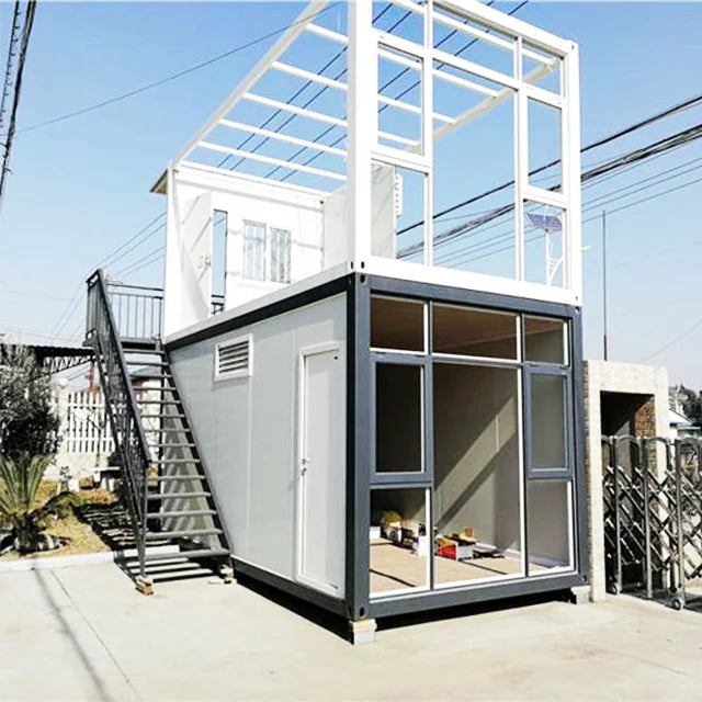 ANTNX 20ft 40ft Prefabricated Folding Flatpack Container Housing: Ideal for Residential Office Use Space - Saving Easy Assembly ANTNX.COM